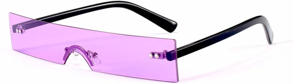 Популярные маленькие прямоугольные солнцезащитные очки для женщин, модные прозрачные красные без оправы, мужские очки с защитой от УФ-излучения UV400 HVTVTLA, Purple
Популярные маленькие прямоугольные солнцезащитные очки для женщин, модные прозрачные красные без оправы, мужские очки с защитой от УФ-излучения UV400 HVTVTLA, Purple