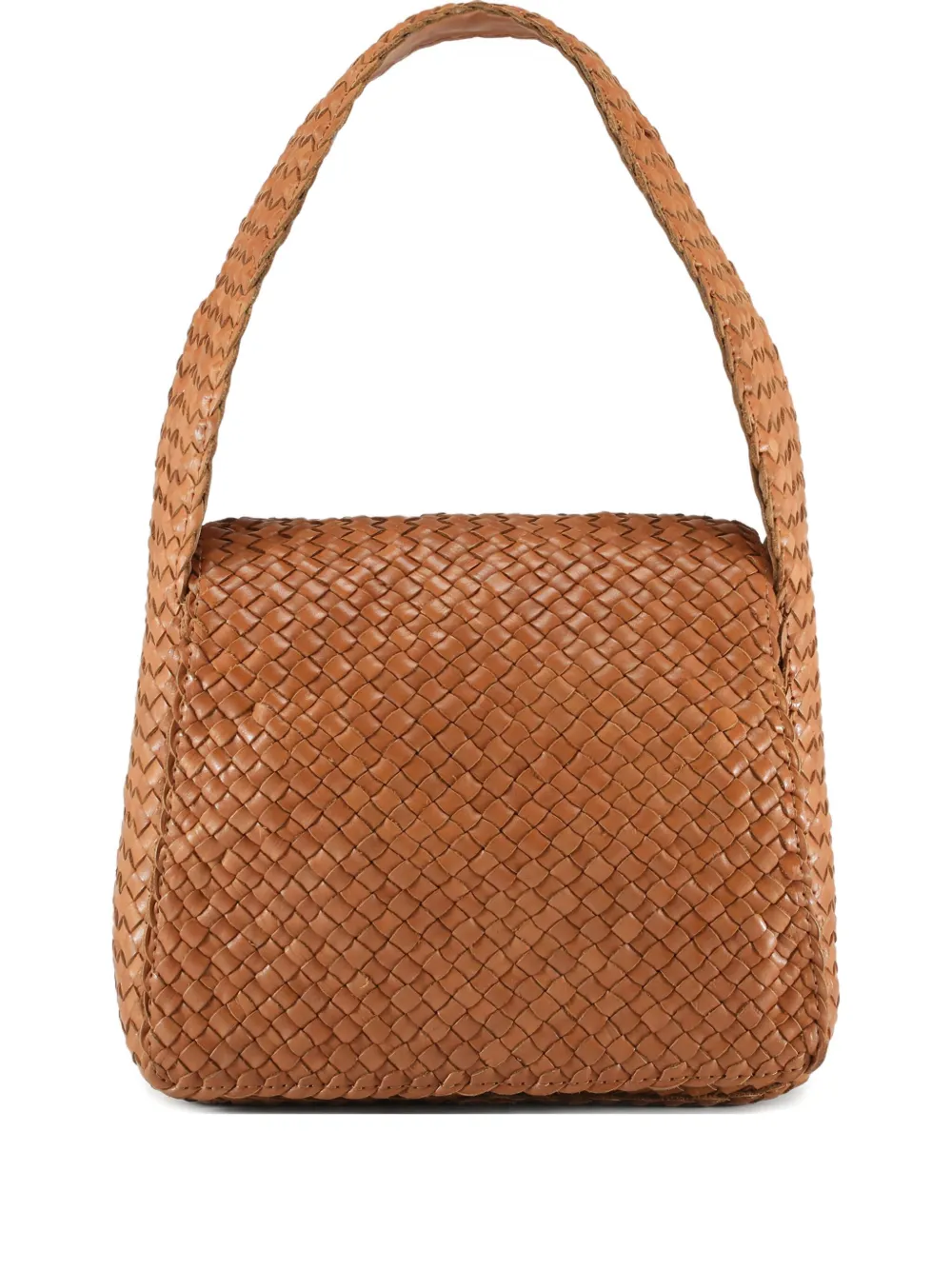 Плетеная кожаная сумка на плечо Officine Creative, коричневый
Плетеная кожаная сумка на плечо Officine Creative, коричневый