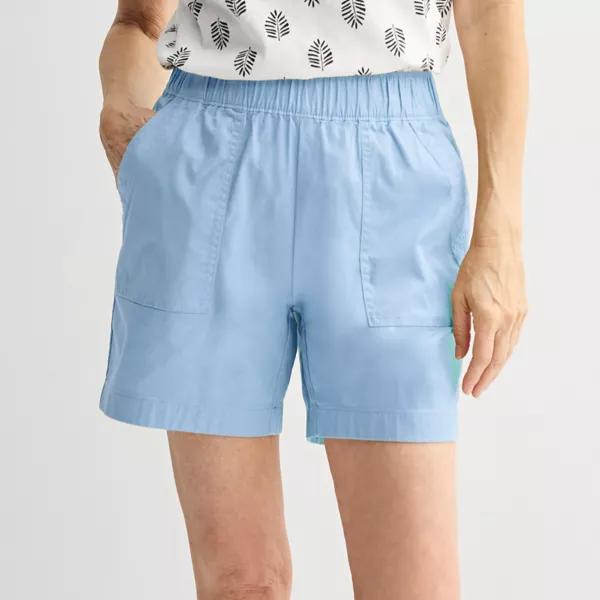 Женские шорты из твила с застежкой Croft & Barrow, цвет secret peri
Женские шорты из твила с застежкой Croft & Barrow, цвет secret peri