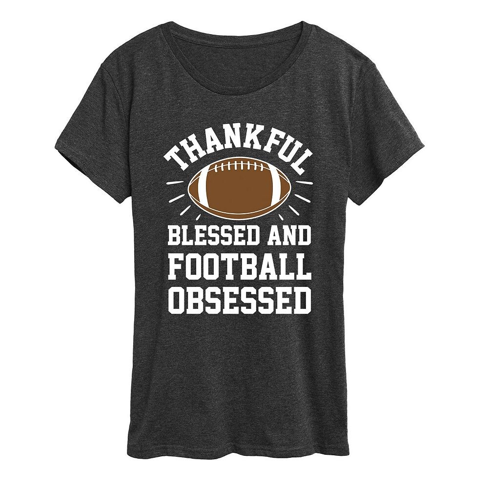 Женская футболка с рисунком Football Obsessed Licensed Character, цвет Heather Charcoal
Женская футболка с рисунком Football Obsessed Licensed Character, цвет Heather Charcoal