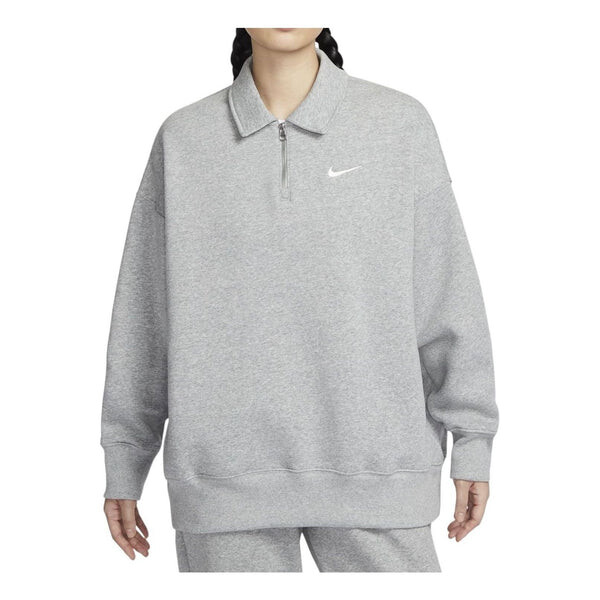 Футболка sportswear phoenix fleece 'grey' Nike, серый 
Футболка sportswear phoenix fleece 'grey' Nike, серый