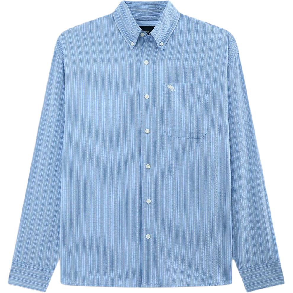 Abercrombie&Fitch Мужская синяя рубашка
Abercrombie&Fitch Мужская синяя рубашка