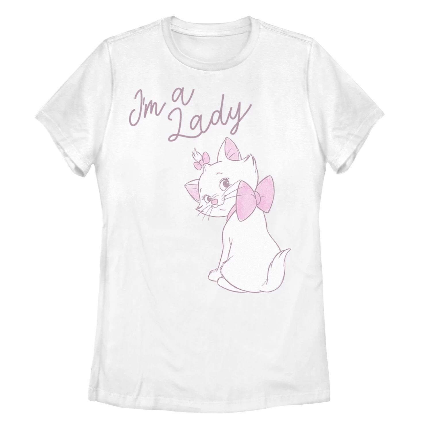 Футболка Disney's The Aristocats Juniors' Kitten Marie I'm A Lady с рисунком Licensed Character
Футболка Disney's The Aristocats Juniors' Kitten Marie I'm A Lady с рисунком Licensed Character