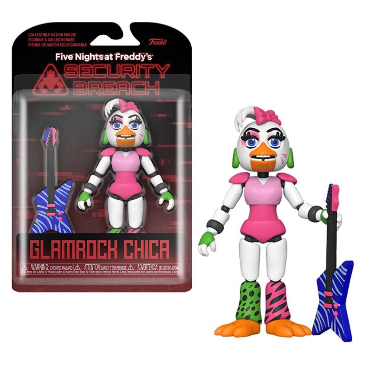 Funko Five Nights at Freddy's, коллекционная фигурка, Five Nights at Freddy's, Glamrock Chica Funko POP!
Funko Five Nights at Freddy's, коллекционная фигурка, Five Nights at Freddy's, Glamrock Chica Funko POP!