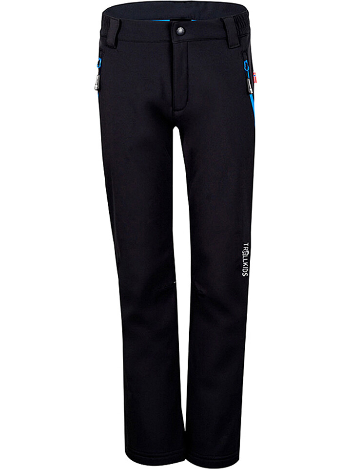 Брюки софтшелл Trollkids Fjell, черный
Брюки софтшелл Trollkids Fjell, черный