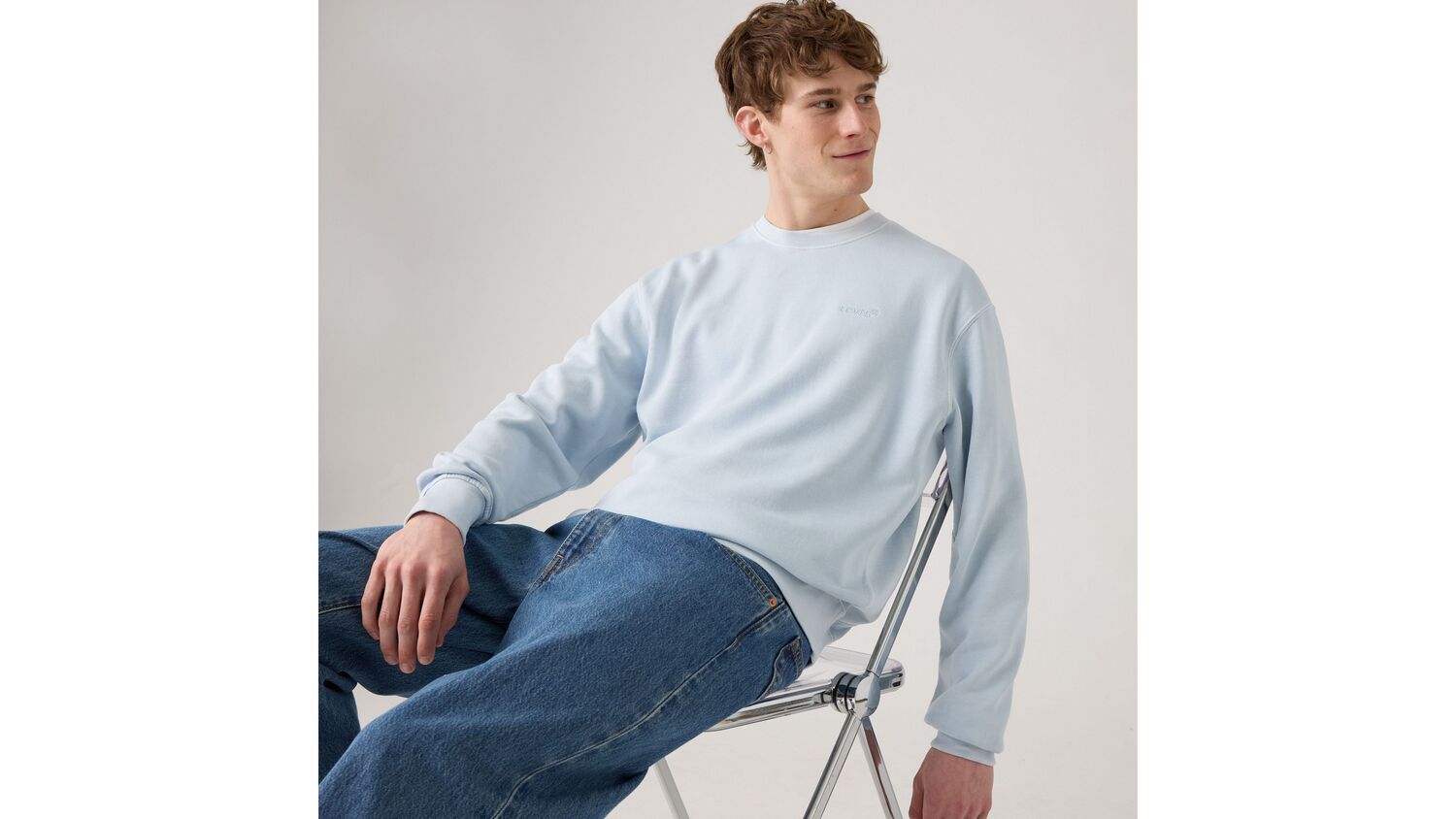 Аутентичная толстовка с круглым вырезом Levi's, Garment Dye Niagara Mist - Multi-Color
Аутентичная толстовка с круглым вырезом Levi's, Garment Dye Niagara Mist - Multi-Color