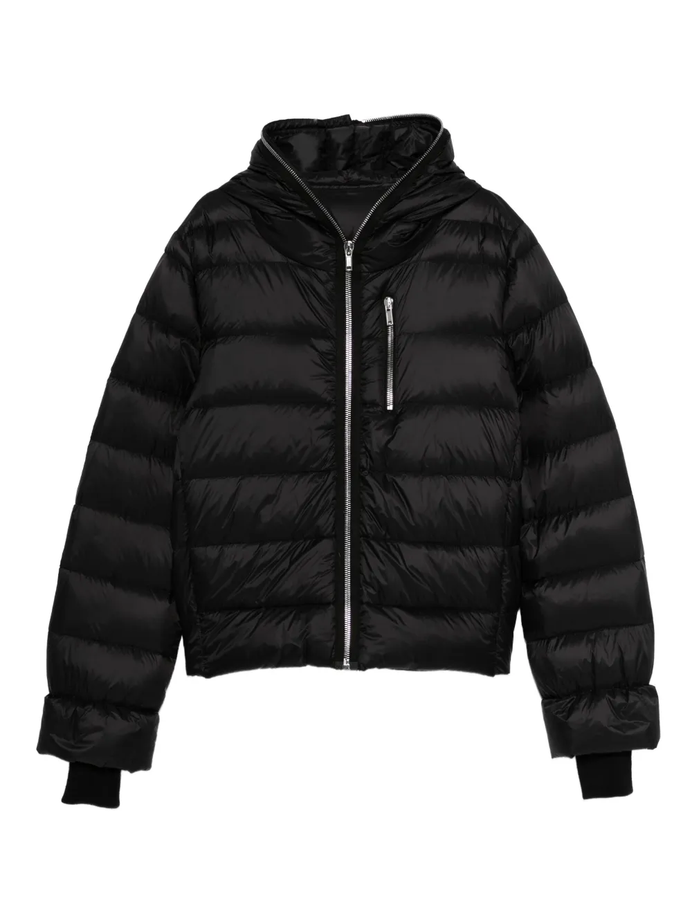 Пуховик с капюшоном Rick Owens, черный
Пуховик с капюшоном Rick Owens, черный