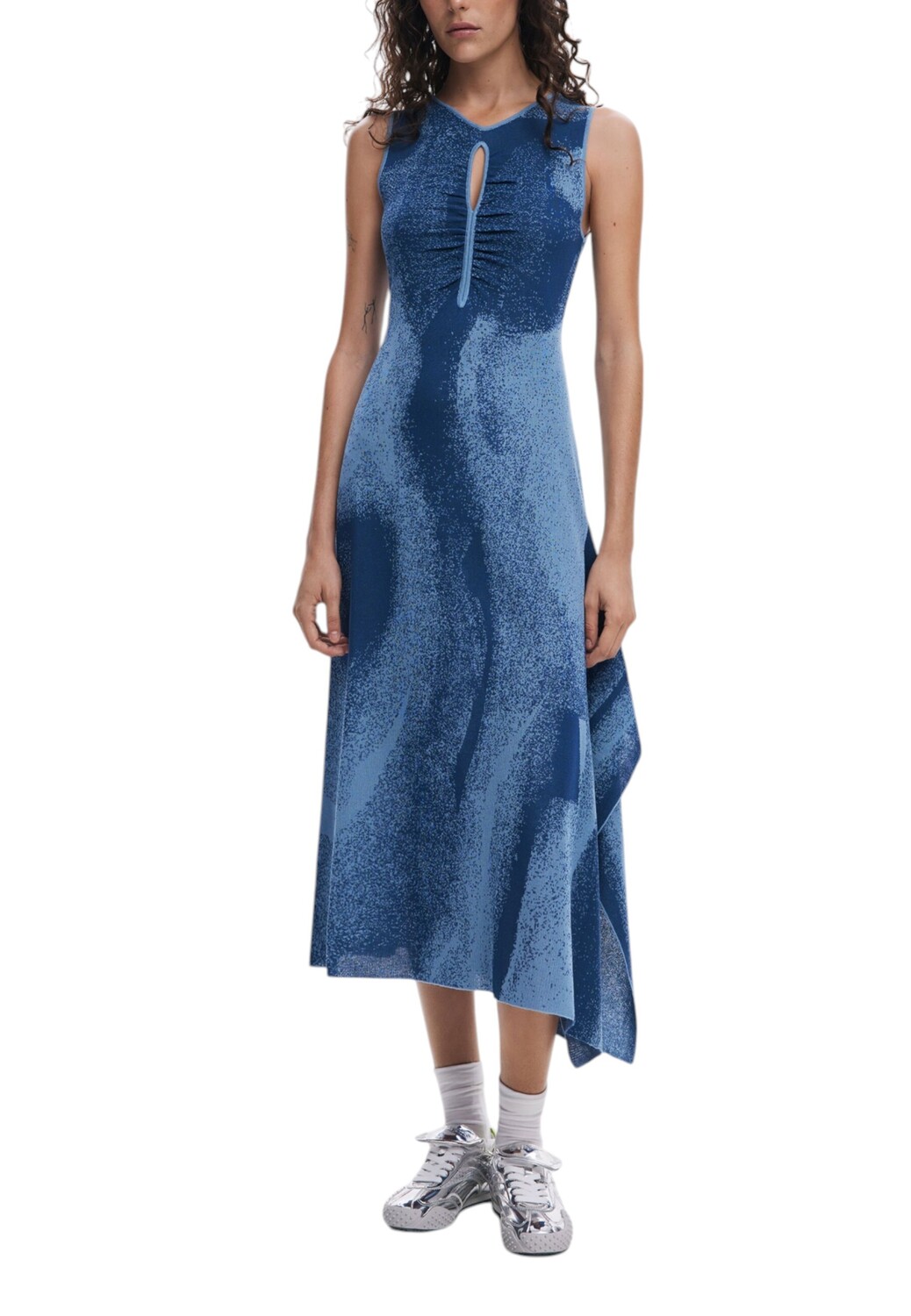 Платье Desigual асимметричное, синий
Платье Desigual асимметричное, синий