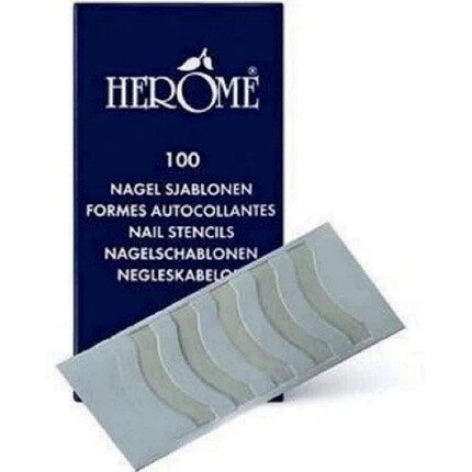 Трафареты для ногтей, инструмент для рисования красивых ровных белых кончиков для французского маникюра, 100 шт., Herome
Трафареты для ногтей, инструмент для рисования красивых ровных белых кончиков для французского маникюра, 100 шт., Herome