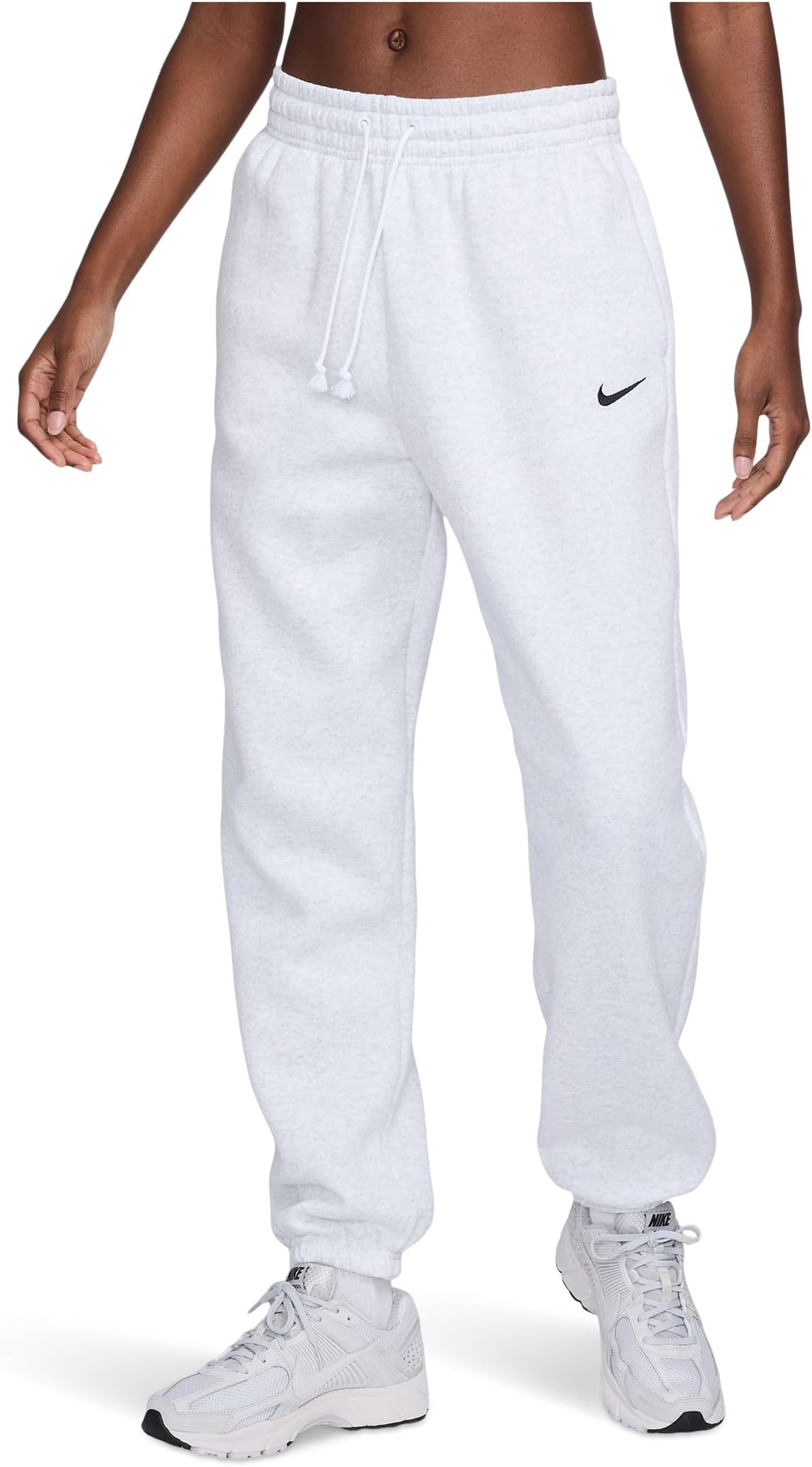 Женские спортивные брюки Phoenix Fleece с высокой талией, свободные Nike, Birch Heather/Black
Женские спортивные брюки Phoenix Fleece с высокой талией, свободные Nike, Birch Heather/Black