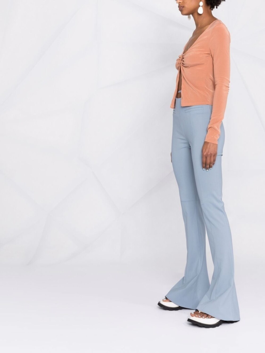 Топ с длинными рукавами и металлическим декором Anemos, коричневый
Топ с длинными рукавами и металлическим декором Anemos, коричневый