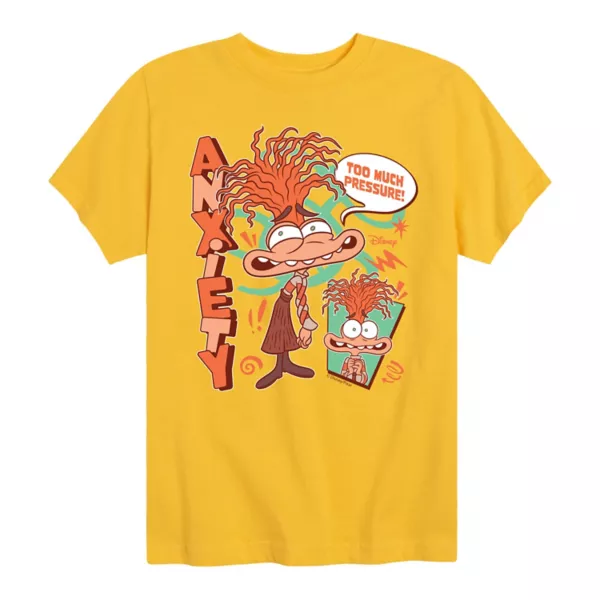 Футболка с принтом Inside Out 2 для мальчиков 8-20 лет "Тревога и слишком много давления" Disney / Pixar, желтый
Футболка с принтом Inside Out 2 для мальчиков 8-20 лет "Тревога и слишком много давления" Disney / Pixar, желтый