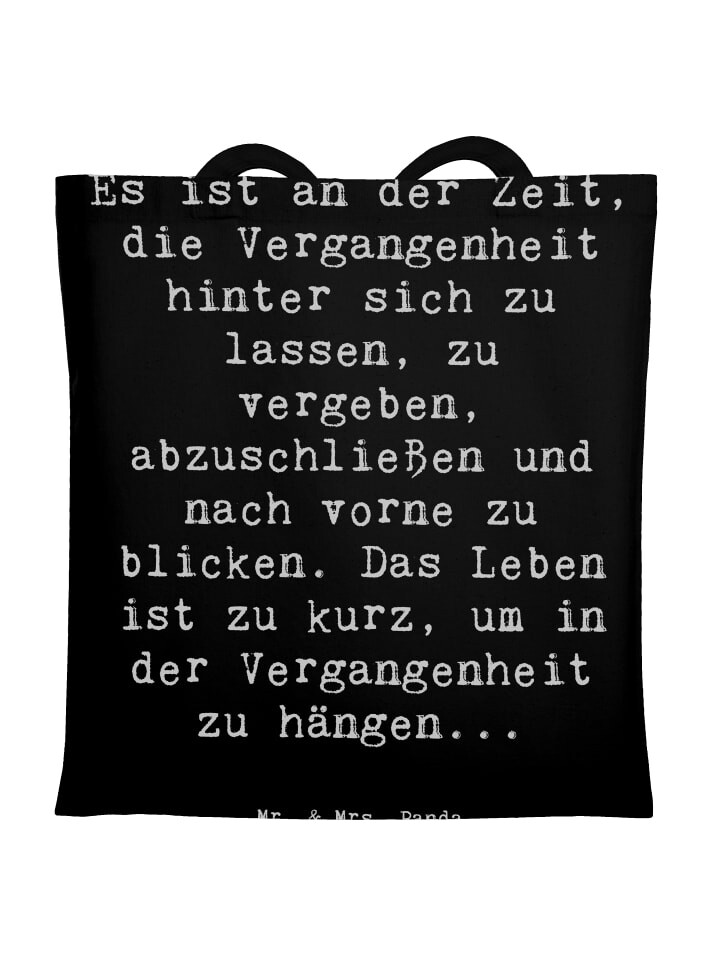 Сумка для переноски Mr & Mrs Panda Vergebung und Zukunft, черный
Сумка для переноски Mr & Mrs Panda Vergebung und Zukunft, черный