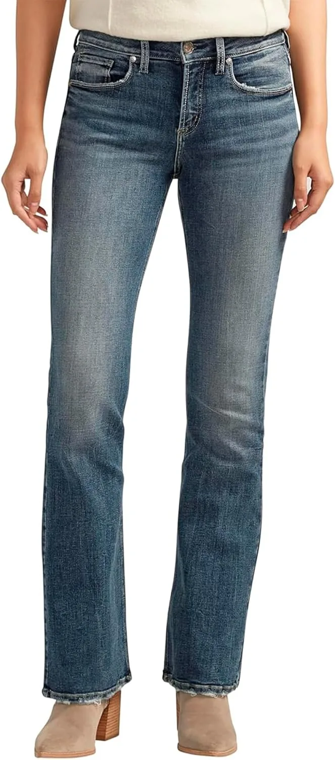 Silver Jeans Co. Женские джинсы Suki Mid Rise Curvy Fit Bootcut
Silver Jeans Co. Женские джинсы Suki Mid Rise Curvy Fit Bootcut