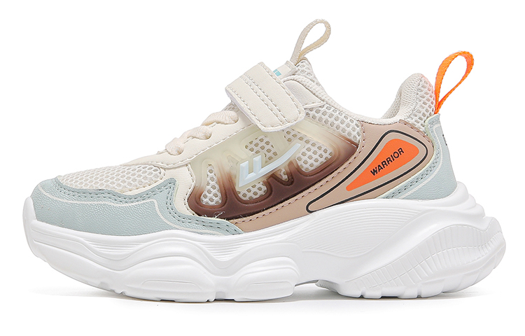 Детские кроссовки с низким верхом и противоскользящей подошвой для бега WARRIOR, бежевый/зеленый
Детские кроссовки с низким верхом и противоскользящей подошвой для бега WARRIOR, бежевый/зеленый