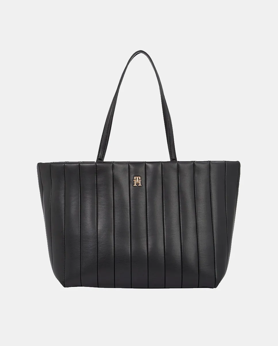 Черная сумка-тоут цвета верблюжьей шерсти Tommy Hilfiger
Черная сумка-тоут цвета верблюжьей шерсти Tommy Hilfiger