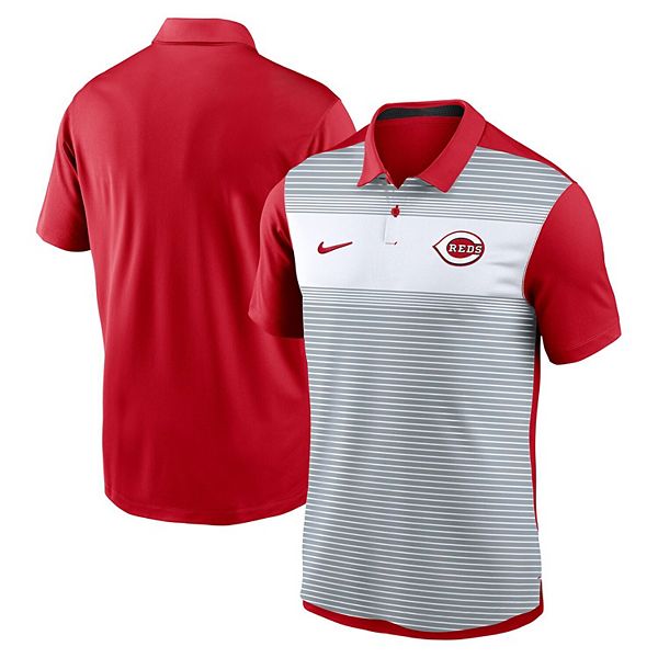 Мужская бело-красная полосатая поло Cincinnati Reds Vapor Performance Nike
Мужская бело-красная полосатая поло Cincinnati Reds Vapor Performance Nike
