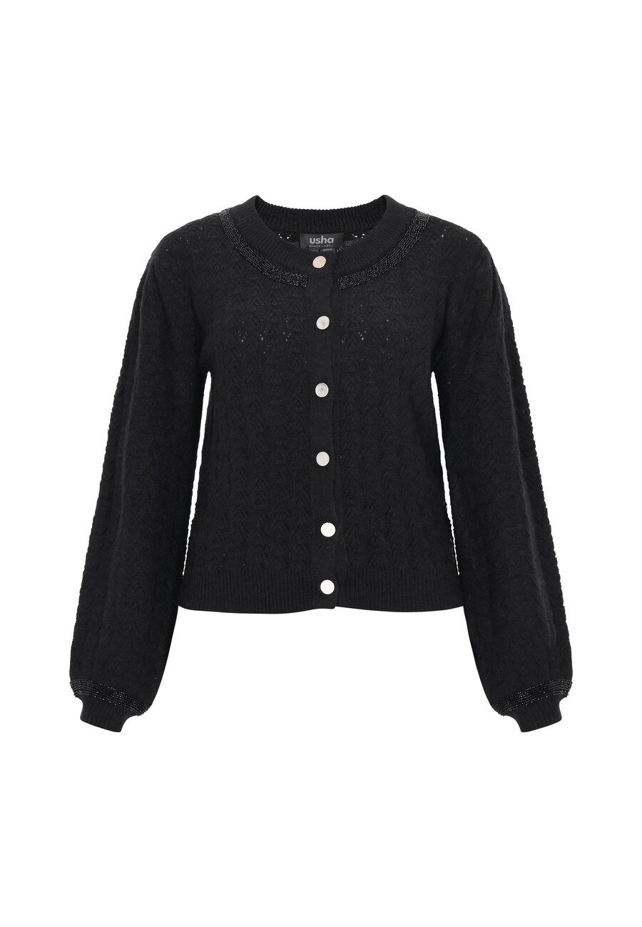 Вязаный кардиган usha BLACK LABEL, черный
Вязаный кардиган usha BLACK LABEL, черный