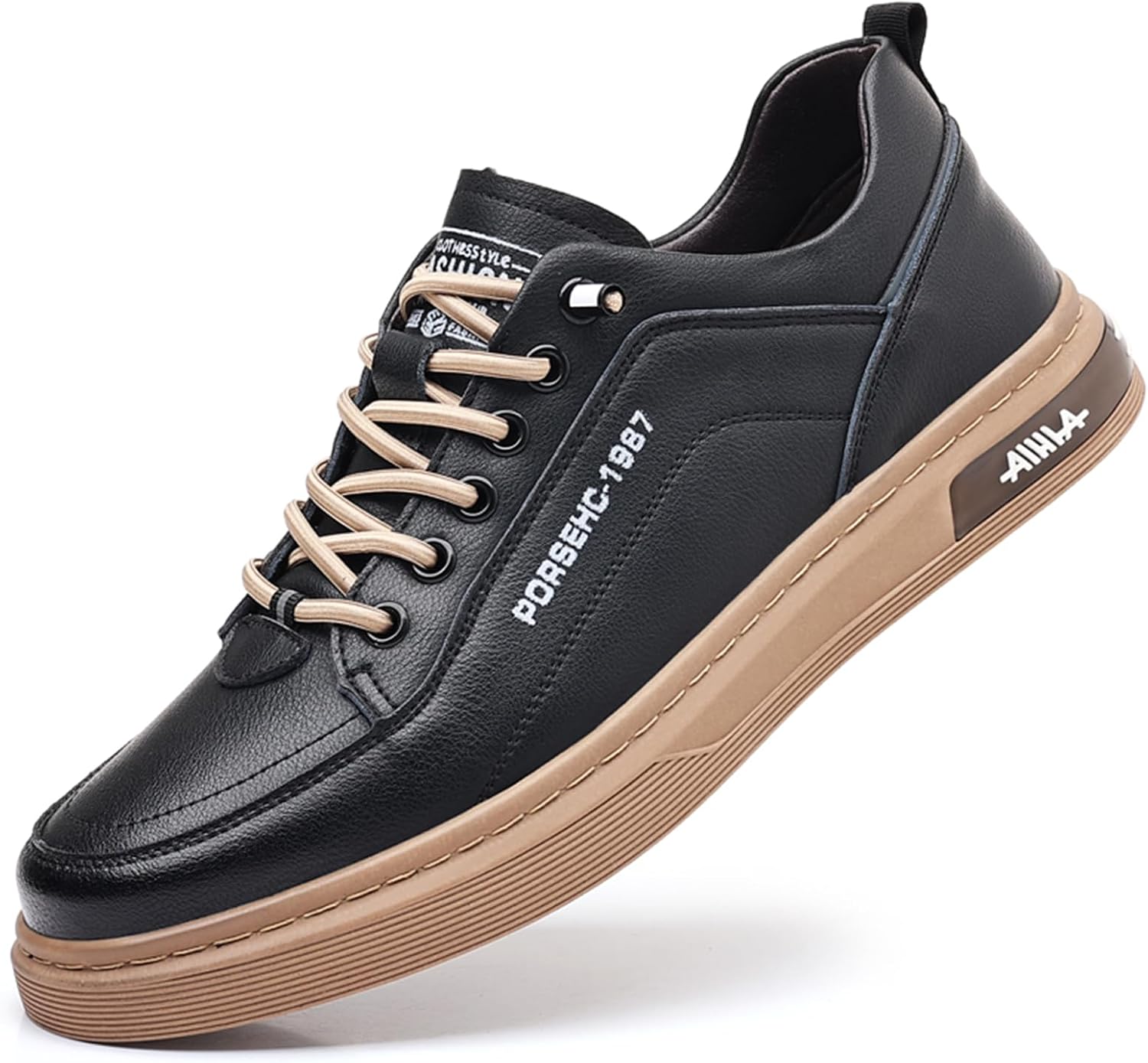 Мужские прогулочные туфли из натуральной кожи, мягкие, дышащие, кроссовки для повседневной носки, низкие, без шнурков, противоскользящие, универсальные Abborora, черный
Мужские прогулочные туфли из натуральной кожи, мягкие, дышащие, кроссовки для повседневной носки, низкие, без шнурков, противоскользящие, универсальные Abborora, черный