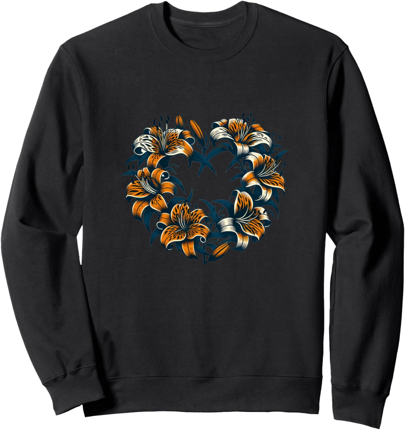 Футболка с изображением весеннего венка и тигровой лилии Nature Lovers Snugg, черный
Футболка с изображением весеннего венка и тигровой лилии Nature Lovers Snugg, черный