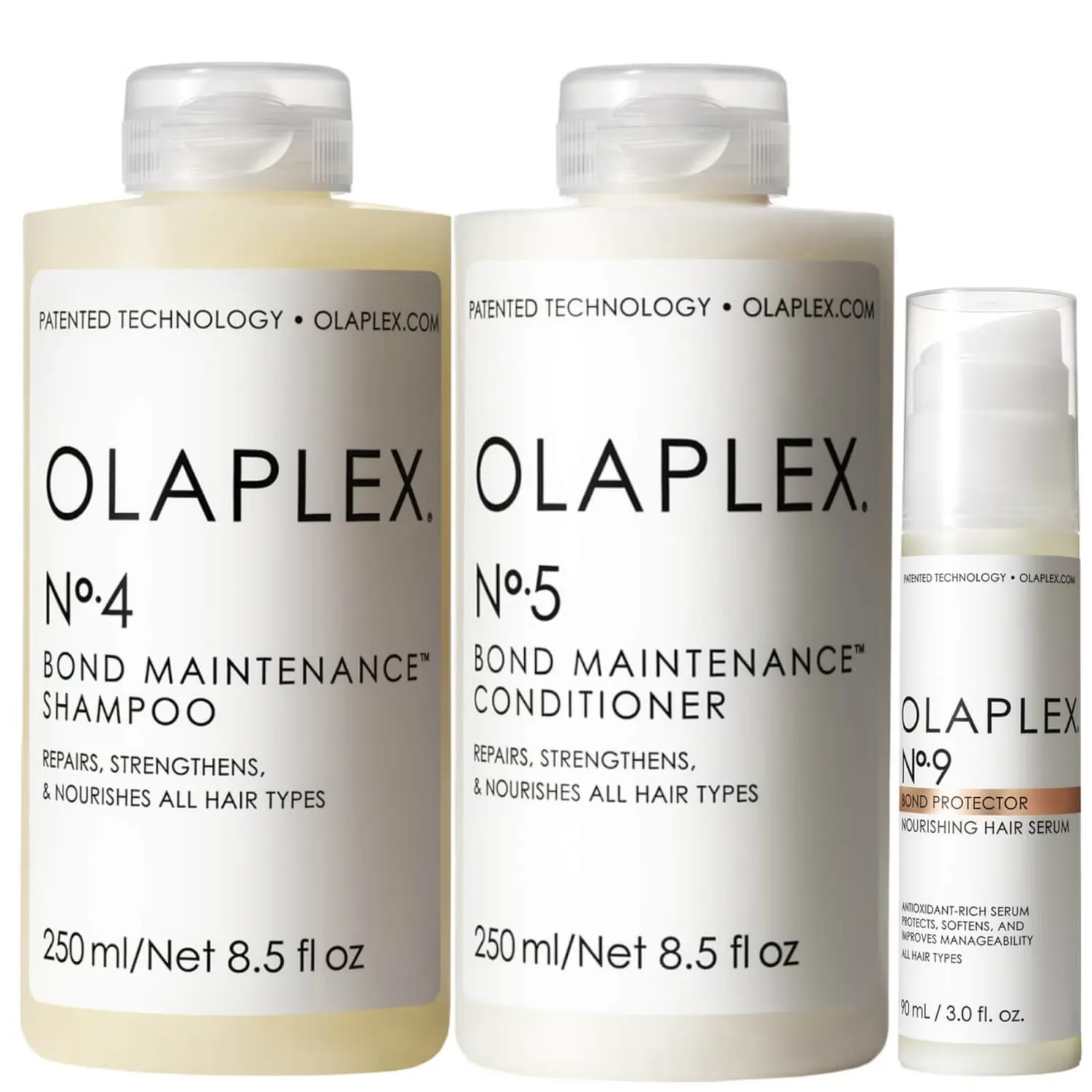 Набор Nourished Hair Essentials - №4, №5 и №9 Olaplex
Набор Nourished Hair Essentials - №4, №5 и №9 Olaplex