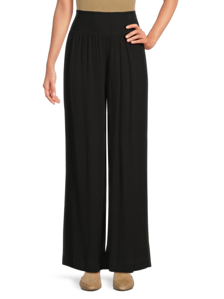 Широкие брюки-прикрытия из марли DKNY, черный
Широкие брюки-прикрытия из марли DKNY, черный