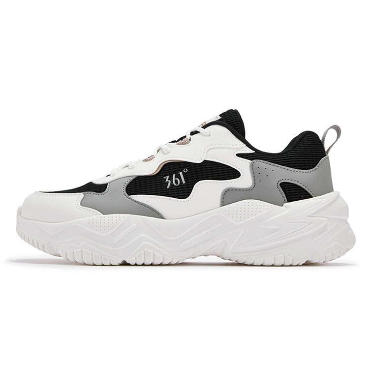 361° Мужские повседневные кроссовки low top белые черные Abrasion Resistant Breathable Slip Resistant
361° Мужские повседневные кроссовки low top белые черные Abrasion Resistant Breathable Slip Resistant