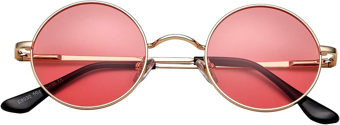 Классические круглые солнцезащитные очки в стиле ретро, поляризованные солнцезащитные очки в стиле хиппи, маленькие круглые солнцезащитные очки PORADAY, Gold/Clear Pink
Классические круглые солнцезащитные очки в стиле ретро, поляризованные солнцезащитные очки в стиле хиппи, маленькие круглые солнцезащитные очки PORADAY, Gold/Clear Pink