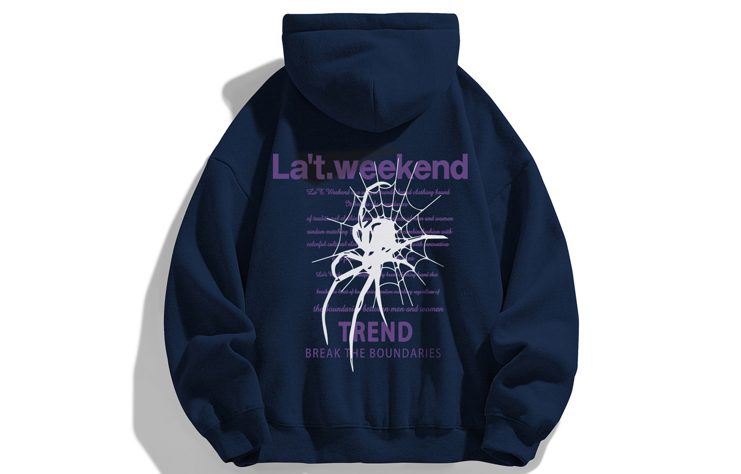 Толстовка унисекс для осени и зимы La'T.Weekend, темно-синий (thickened and fleece-lined)
Толстовка унисекс для осени и зимы La'T.Weekend, темно-синий (thickened and fleece-lined)