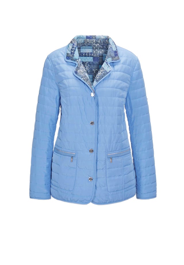 Короткий размер: легкая стеганая куртка с двусторонним принтом Goldner, мультиколор
Короткий размер: легкая стеганая куртка с двусторонним принтом Goldner, мультиколор