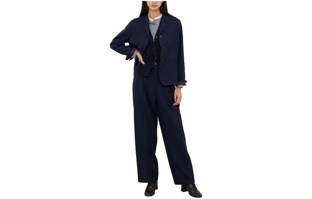 Повседневные брюки женские темно-синие Uniqlo
Повседневные брюки женские темно-синие Uniqlo