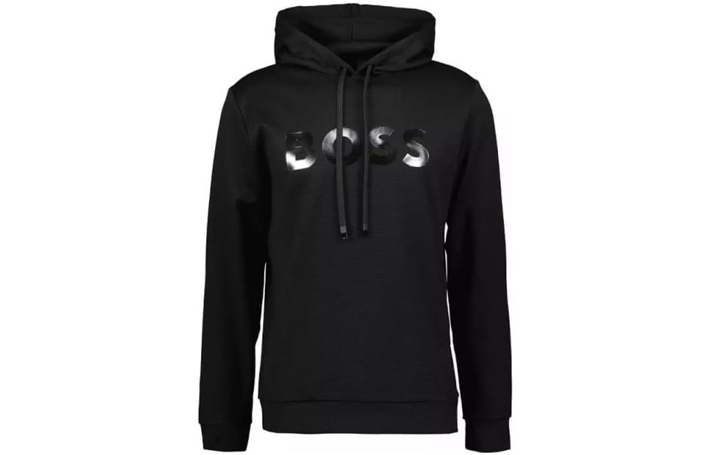 Худи с принтом логотипа HUGO BOSS, черный
Худи с принтом логотипа HUGO BOSS, черный