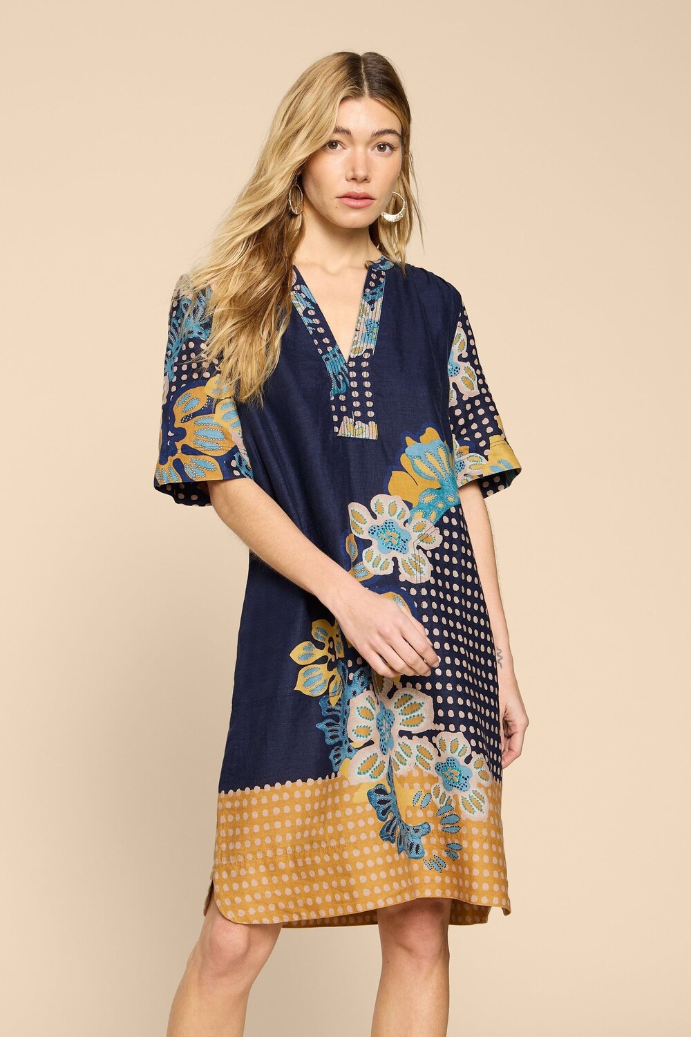 Льняное платье-трапеция June White Stuff, синий
Льняное платье-трапеция June White Stuff, синий