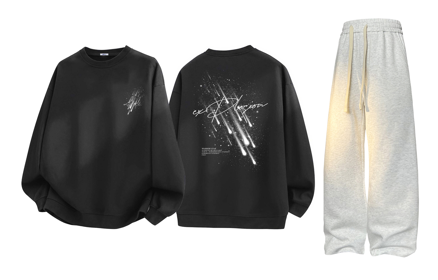 Повседневная спортивная одежда Unisex WARRIOR, темно-серый+белый heather серый (clothing sets)
Повседневная спортивная одежда Unisex WARRIOR, темно-серый+белый heather серый (clothing sets)