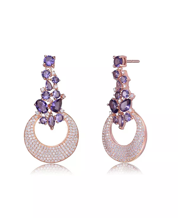 Серьги-Подвески с открытым кругом из стерлингового серебра с кубическим цирконием Genevive, purple
Серьги-Подвески с открытым кругом из стерлингового серебра с кубическим цирконием Genevive, purple