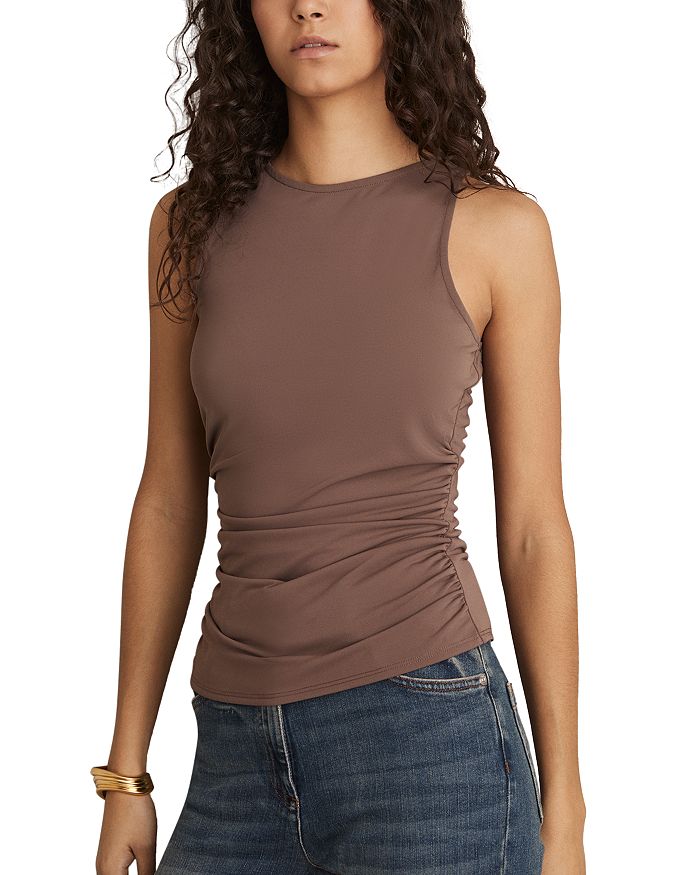 Маделинн топ из джерси с защипами REISS, коричневый
Маделинн топ из джерси с защипами REISS, коричневый