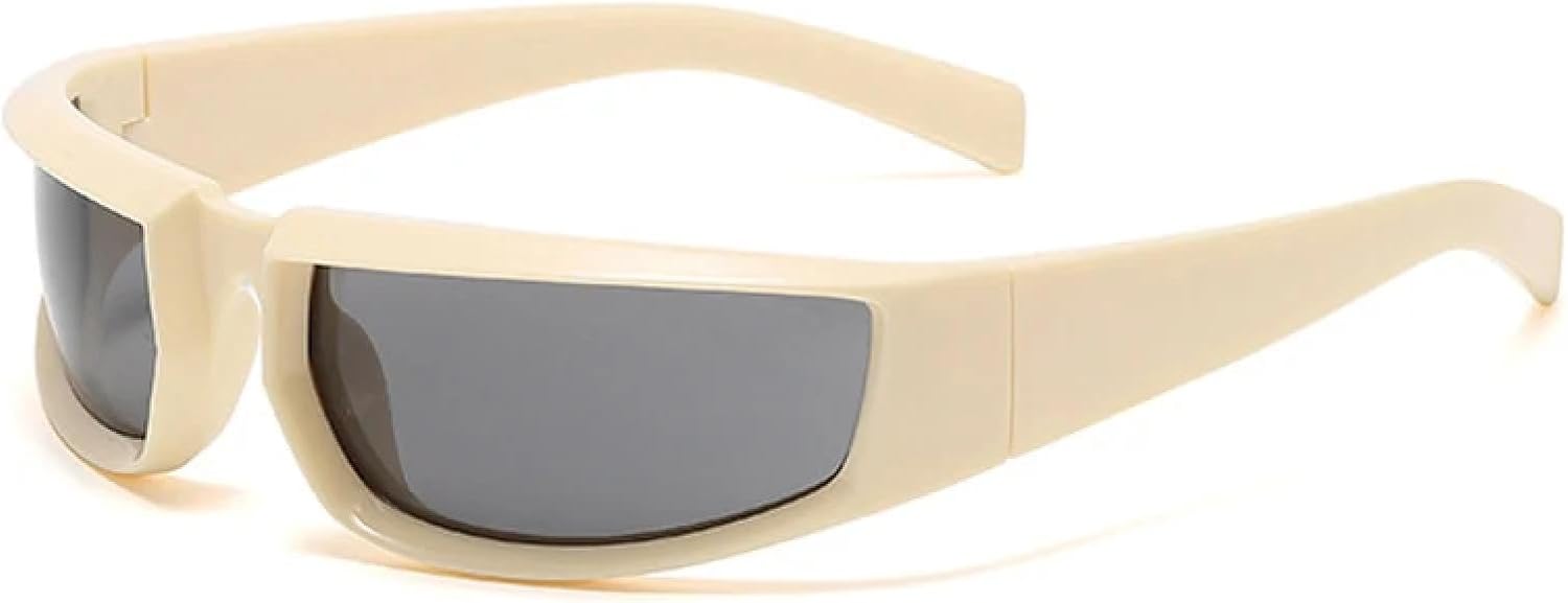 Солнцезащитные очки для женщин и мужчин в стиле ретро-панк, разноцветные, зеркальные, с защитой от УФ-излучения UV400, для занятий спортом на открытом воздухе и вождения UATXTAU, Beige Grey
Солнцезащитные очки для женщин и мужчин в стиле ретро-панк, разноцветные, зеркальные, с защитой от УФ-излучения UV400, для занятий спортом на открытом воздухе и вождения UATXTAU, Beige Grey