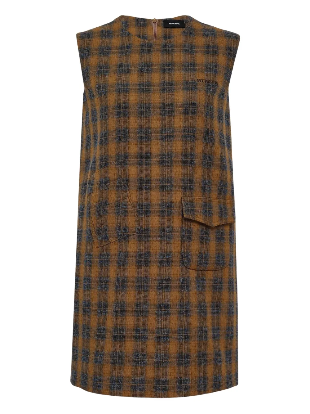 Клеточный комбинезон без рукавов We11done, коричневый
Клеточный комбинезон без рукавов We11done, коричневый