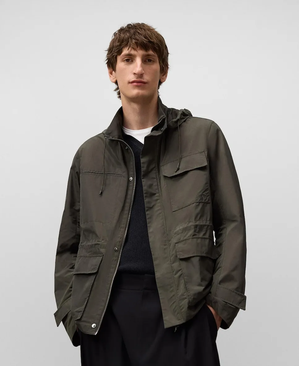 Мужская сафари-куртка из нейлона Adolfo Dominguez, хаки
Мужская сафари-куртка из нейлона Adolfo Dominguez, хаки