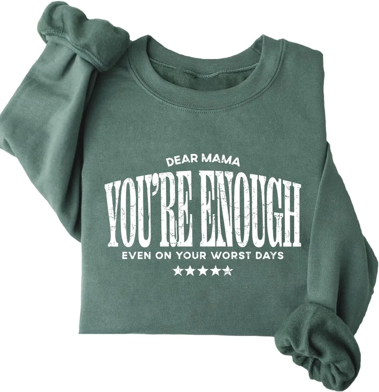Свитшот для женщин Dear Mama You Are Enough Batclock
Свитшот для женщин Dear Mama You Are Enough Batclock