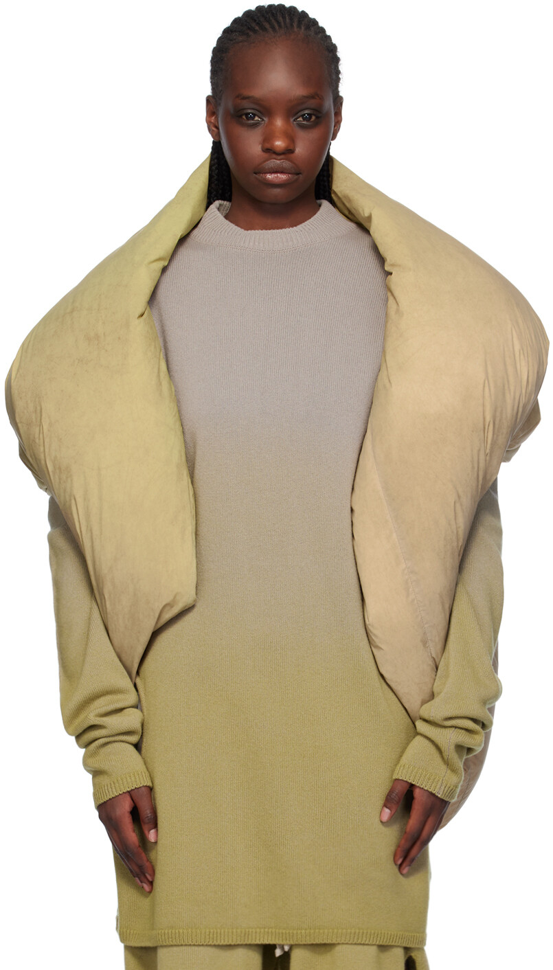 Moncler темно-серый и зеленый пуховый жилет Rick Owens, цвет Acid degrade
Moncler темно-серый и зеленый пуховый жилет Rick Owens, цвет Acid degrade