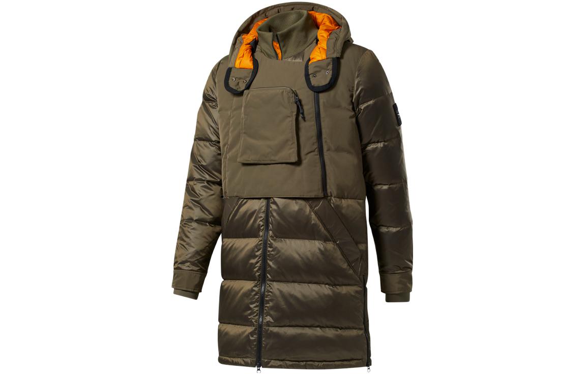 Reebok Пуховик мужской армейского зеленого цвета Army Green, Army Green
Reebok Пуховик мужской армейского зеленого цвета Army Green, Army Green