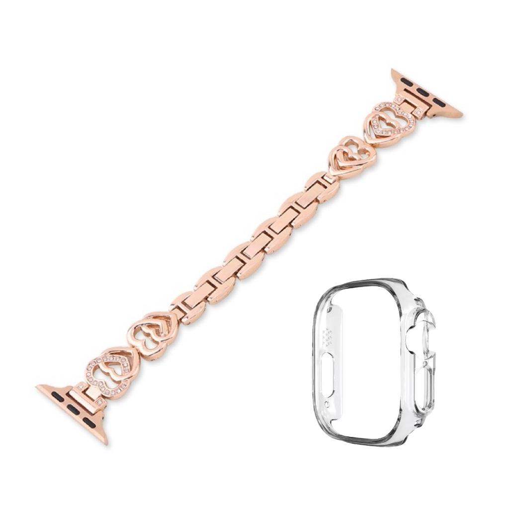 CHENSONG Часы Strap Apple Compatibility Metal 160mm, Rose Gold
CHENSONG Часы Strap Apple Compatibility Metal 160mm, Rose Gold