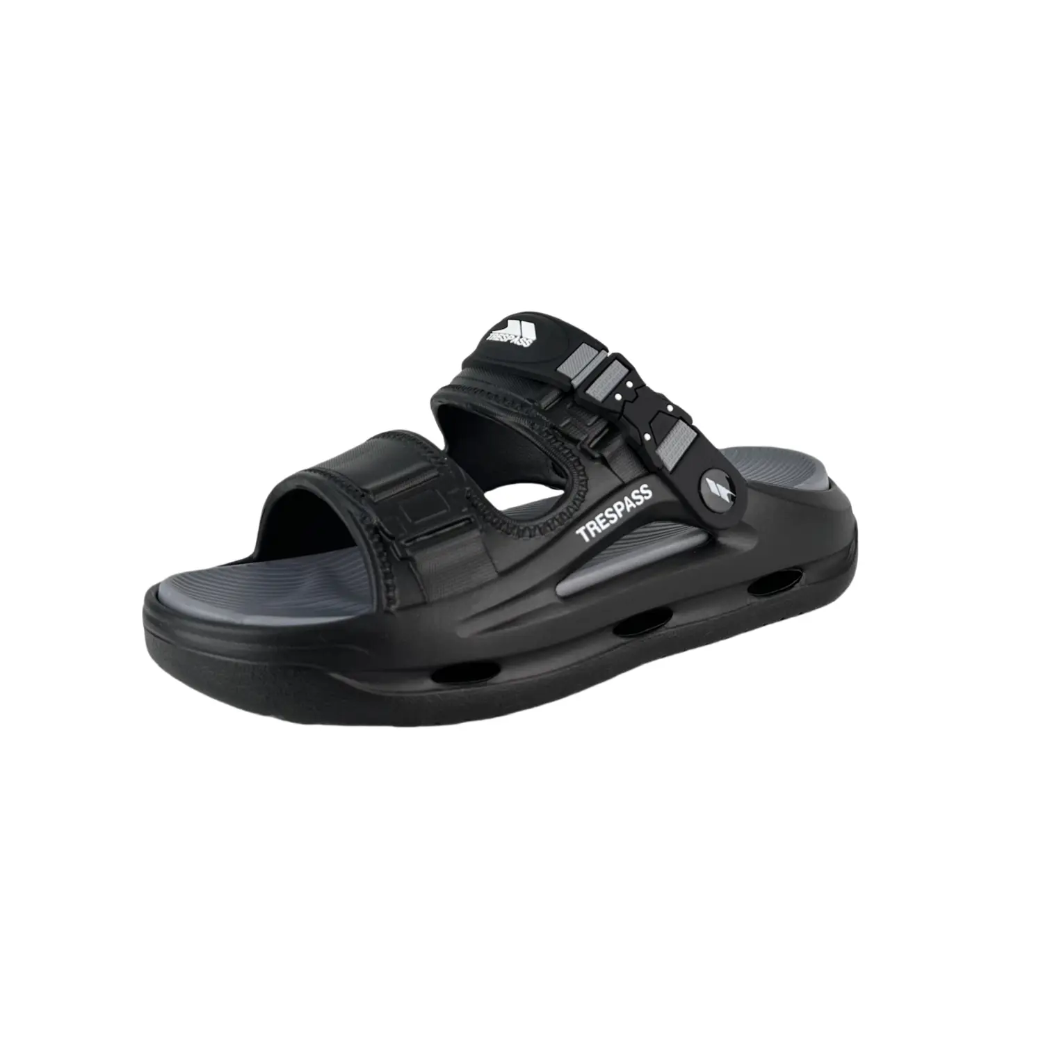 Антибактериальные, противоскользящие, износостойкие, устойчивые к запахам, бесшумные сандалии для мужчин TRESPASS, Black Gray
Антибактериальные, противоскользящие, износостойкие, устойчивые к запахам, бесшумные сандалии для мужчин TRESPASS, Black Gray