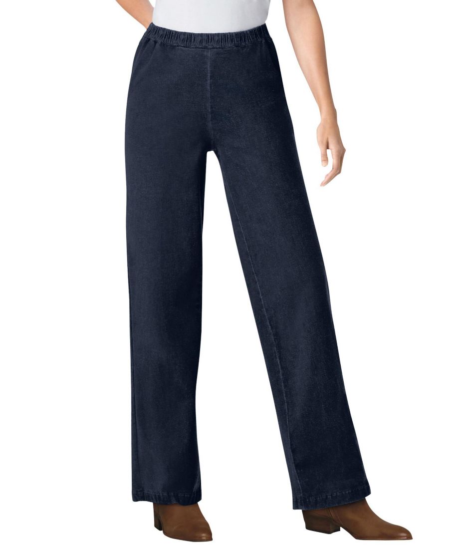 Женские джинсы Within Fineline Stretch Denim Wide-Leg Pull-On Woman Within, Indigo
Женские джинсы Within Fineline Stretch Denim Wide-Leg Pull-On Woman Within, Indigo