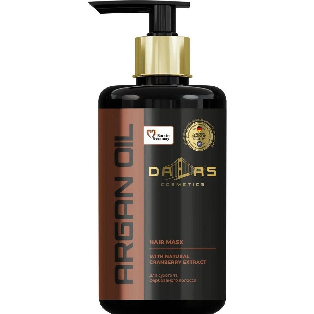 Dalas Argan Oil, Маска для поврежденных волос, 900мл
Dalas Argan Oil, Маска для поврежденных волос, 900мл