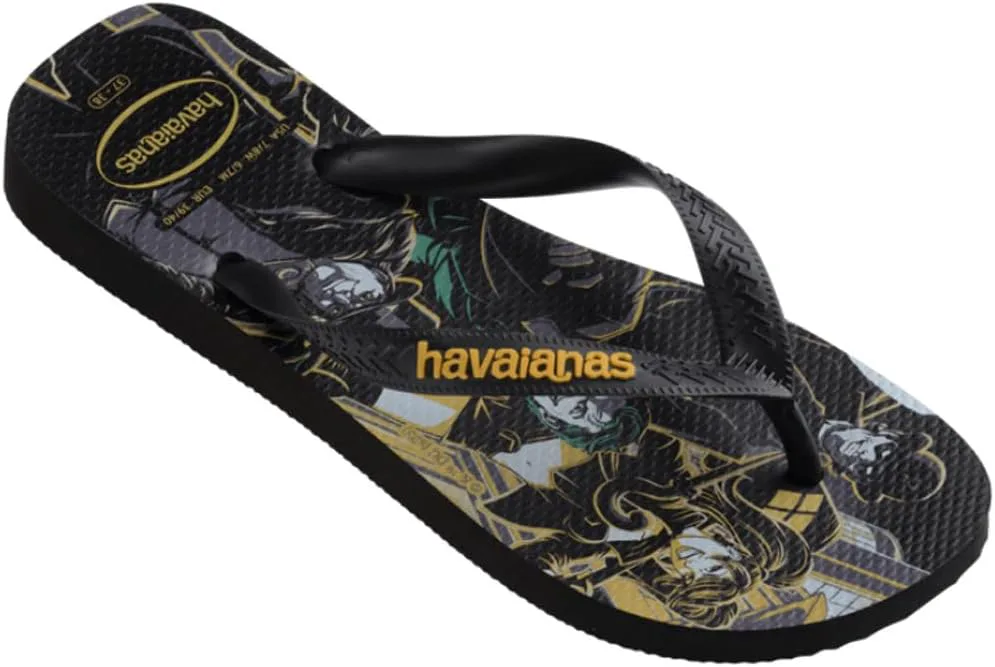 Havaianas - Топ Герои DC Удобные, прочные и легкие шлепанцы с подошвой с героями и злодеями, унисекс, взрослые, желтый
Havaianas - Топ Герои DC Удобные, прочные и легкие шлепанцы с подошвой с героями и злодеями, унисекс, взрослые, желтый