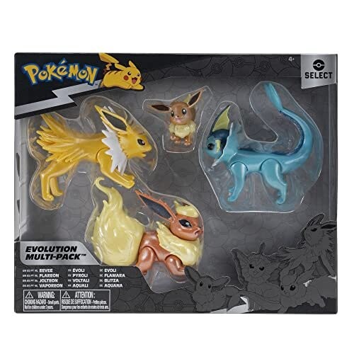 Фигурки Bizak Pokemon Multievolution Eevee 4, подарочный набор с детализацией, шарнирными и развитыми фигурками (63222837)
Фигурки Bizak Pokemon Multievolution Eevee 4, подарочный набор с детализацией, шарнирными и развитыми фигурками (63222837)