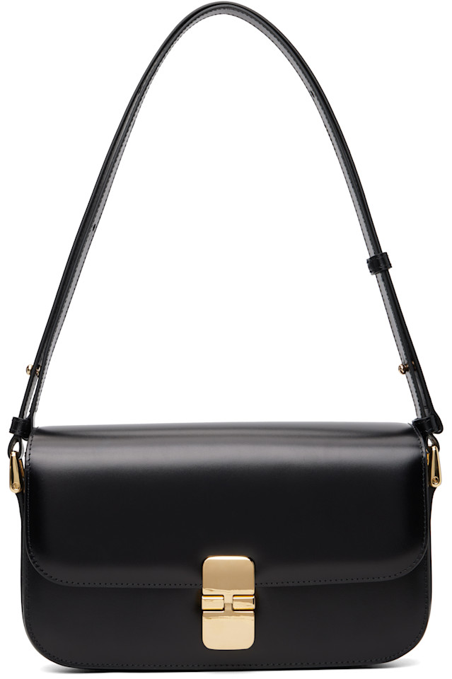 A.P.C. Черная сумка через плечо "Грейр"
A.P.C. Черная сумка через плечо "Грейр"