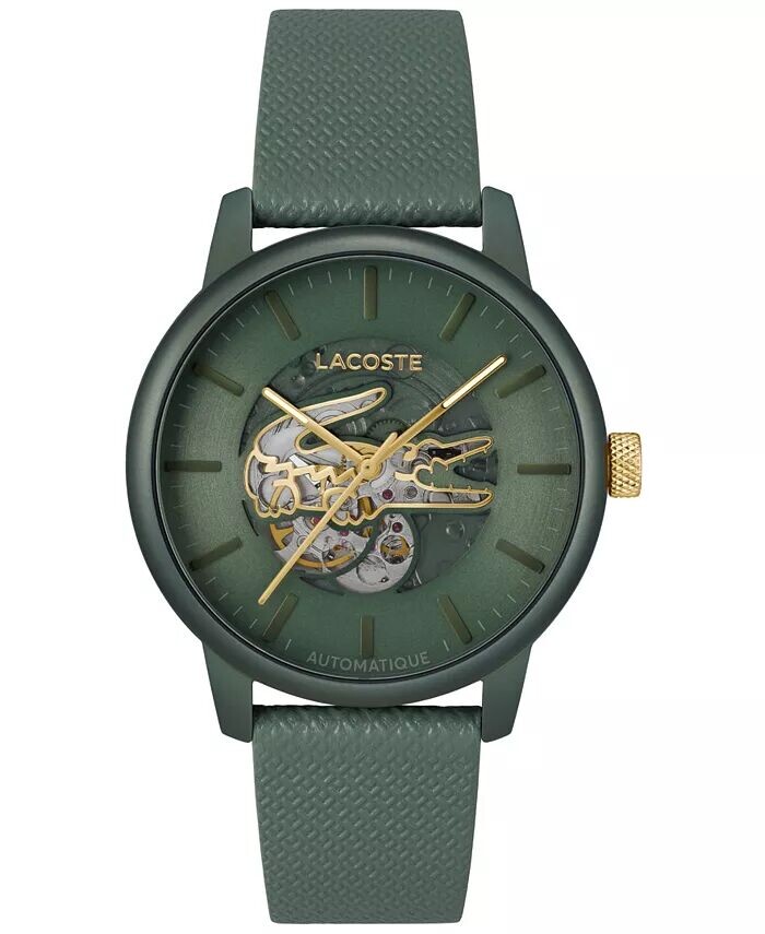 Мужские часы L.12.12 Automatique с зеленым кожаным ремешком, 44 мм Lacoste, зеленый
Мужские часы L.12.12 Automatique с зеленым кожаным ремешком, 44 мм Lacoste, зеленый